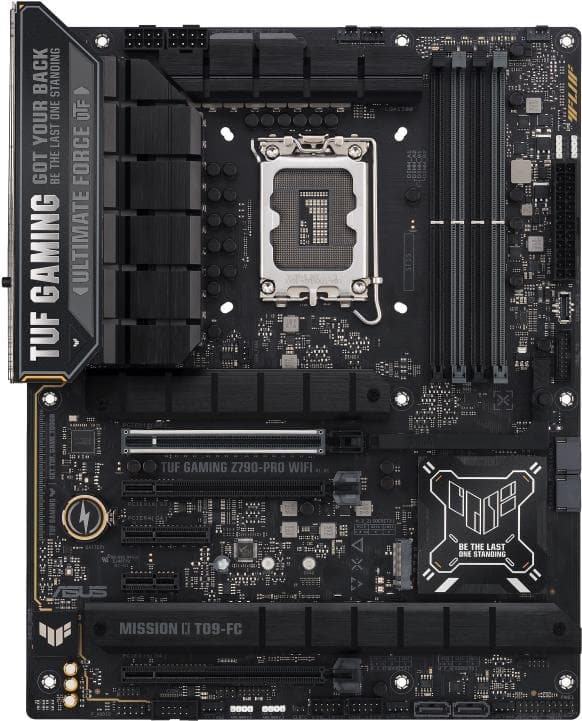 ASUS TUF Gaming Z790-PRO - AMD - LGA 1700 - Intel® Celeron® - Intel® Core™ i3 - Intel® Core™ i5 - Intel® Core™ i7 - Intel® Core™ i9,... - LGA 1700 - D