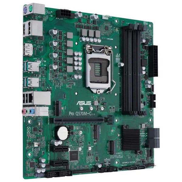 Asus Moderkort Pro Q570m-c/csm Grönt