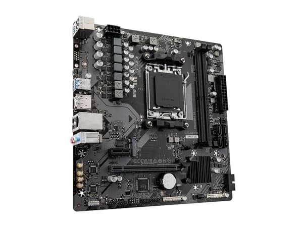 Gigabyte A620M H - Moderkort - micro ATX - Socket AM5 - AMD A620 Chipuppsättning - USB 3.2 Gen 1, USB-C 3.2 Gen 1 - Gigabit LAN - inbyggda grafiken (