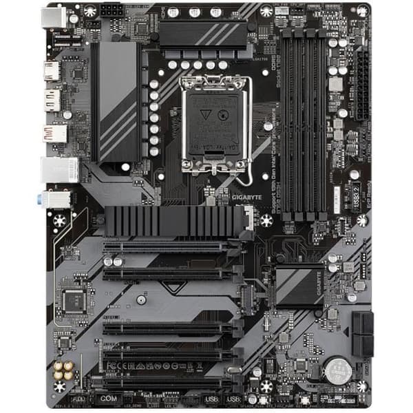 Moderkort - GIGABYTE - B760 DS3H - Kompatibel med Intel 14:e generationen - DDR5 upp till 7600MHz - 2x PCIe 4.0 M.2