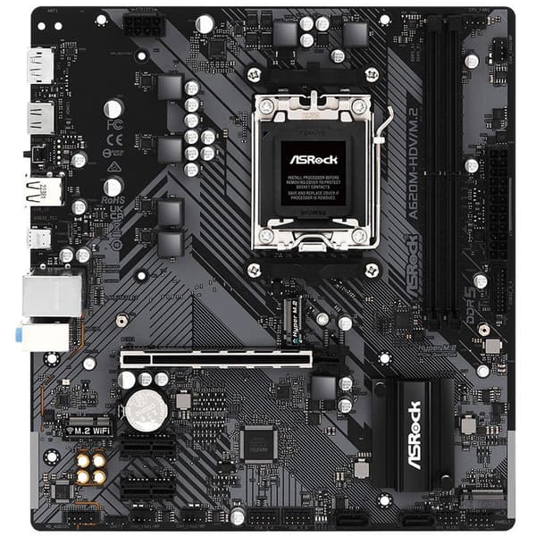 Asrock Moderkort A620m-hdv/m.2