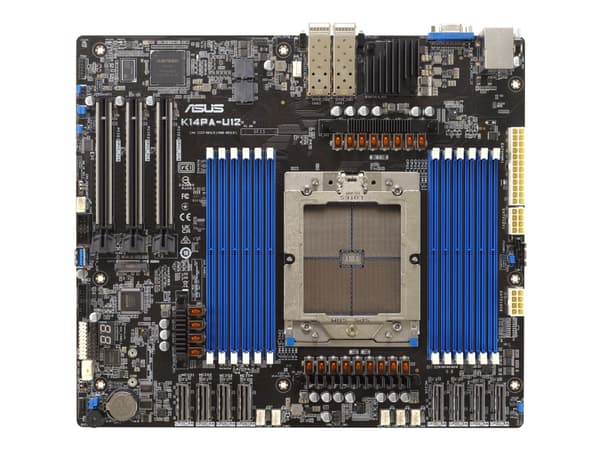 ASUS K14PA-U12 - Hovedkort - SSI CEB - AMD ingen CPU - Socket SP5 - 2 x 25 Gigabit LAN - innbygd grafikk