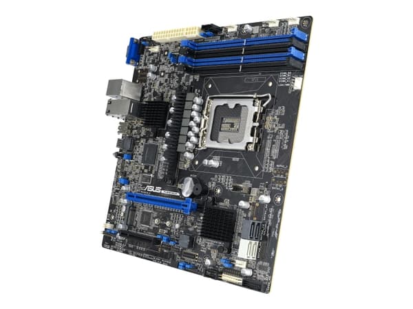 ASUS P13R-M/10G-2T - Hovedkort - micro ATX - LGA1700-sokkel - C262 Chipset - USB-C 3.2 Gen2, USB 3.2 Gen 1 - 2 x 10 Gigabit LAN - innbygd grafikk