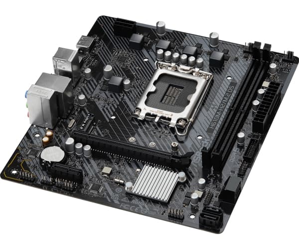 ASRock H610M-H2/M.2 D5 - Hovedkort - micro ATX - LGA1700-sokkel - H610 Chipset - USB 3.2 Gen 1 - Gigabit LAN - innbygd grafikk (CPU kreves) - HD-lyd