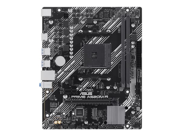 ASUS PRIME A520M-R - Hovedkort - micro ATX - Socket AM4 - AMD A520 Chipset - USB 3.2 Gen 1 - Gigabit LAN - innbygd grafikk (CPU kreves) - HD-lyd (8-k
