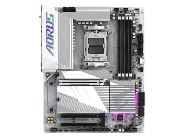 AORUS B650E ELITE X AX ICE - Moderkort - ATX - Socket AM5 - AMD B650 Chipuppsättning - USB-C 3.2 Gen2, USB 3.2 Gen 2, USB 3.2 Gen 1, USB-C 3.2 Gen 2x