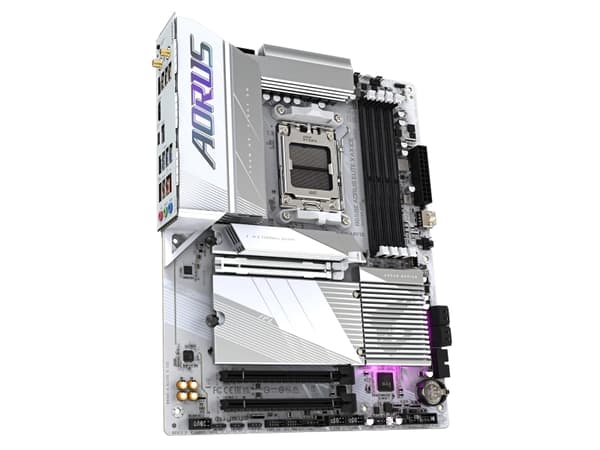 AORUS B650E ELITE X AX ICE - Moderkort - ATX - Socket AM5 - AMD B650 Chipuppsättning - USB-C 3.2 Gen2, USB 3.2 Gen 2, USB 3.2 Gen 1, USB-C 3.2 Gen 2x