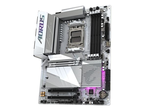 AORUS B650E ELITE X AX ICE - Moderkort - ATX - Socket AM5 - AMD B650 Chipuppsättning - USB-C 3.2 Gen2, USB 3.2 Gen 2, USB 3.2 Gen 1, USB-C 3.2 Gen 2x