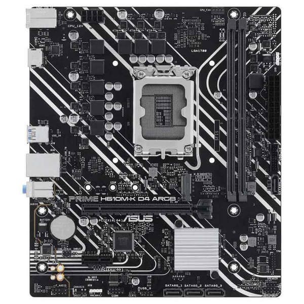 Asus Moderkort Prime H610m-k D4 Argb