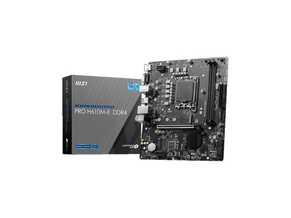 MB H610 S1700 MATX PRO H610M-E DDR4 MSI MB H610 S1700 MATX PRO H610M-E DDR4 MSI