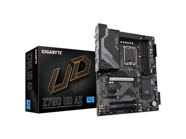 Gigabyte Z790 UD AX - 1.0 - hovedkort - ATX - LGA1700-sokkel - Z790 Chipset - USB-C Gen1, USB 3.2 Gen 1, USB 3.2 Gen 2, USB-C Gen 2x2 - 2.5 Gigabit L