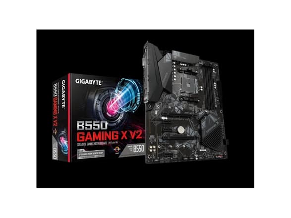 GIGABYTE B550 Gaming X V2, AMD, Uttag AM4, AMD Ryzen 3000 Series, AMD Ryzen 4000 Series, AMD Ryzen 5000 Series, Uttag AM4, DDR4-SDRAM, 128 GB