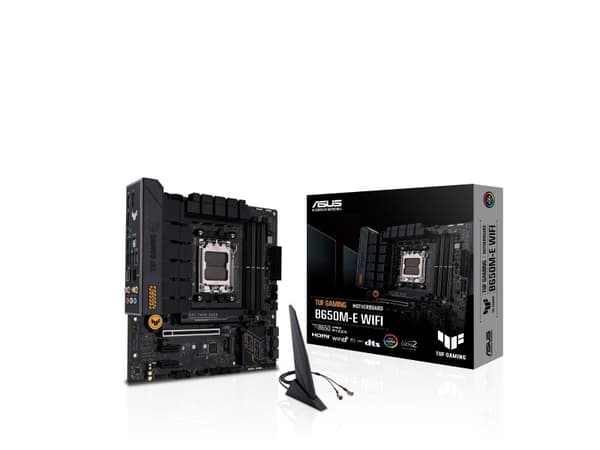 ASUS TUF GAMING B650M-E WIFI - Hovedkort - micro ATX - Socket AM5 - AMD B650 Chipset - USB-C 3.2 Gen 2x2, USB 3.1 Gen 2, USB 3.2 Gen 2, USB-C 3.2 Gen