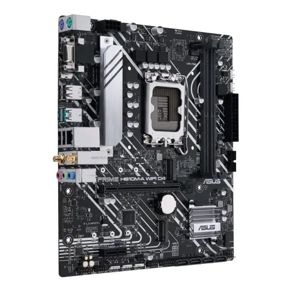 ASUS PRIME H610M-A WIFI D4, Intel, LGA 1700, Intel® Celeron®, Intel® Core™ i3, Intel® Core™ i5, Intel® Core™ i7, Intel® Core™ i9,..., DDR4-SDRAM, 64