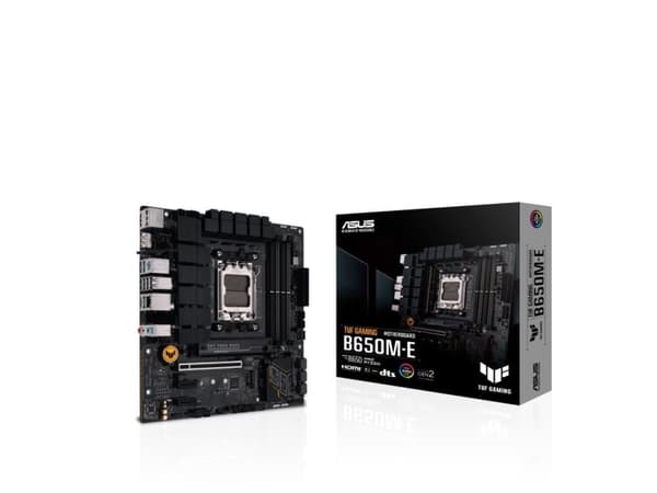 ASUS TUF GAMING B650M-E - Hovedkort - micro ATX - Socket AM5 - AMD B650 Chipset - USB 3.1 Gen 2, USB 3.2 Gen 2, USB-C 3.2 Gen2, USB-C 3.2 Gen 1 - 2.5