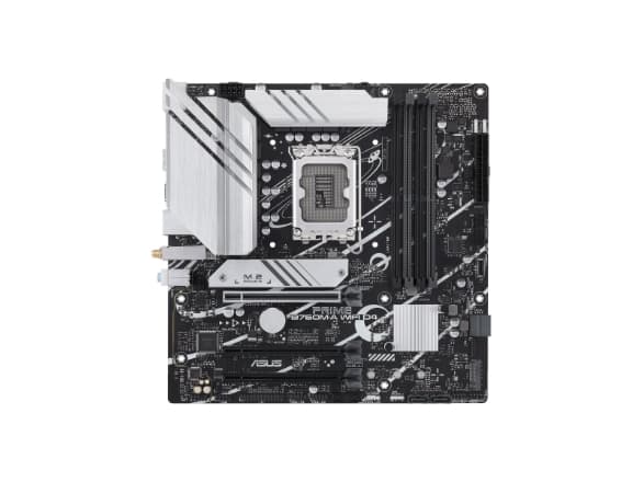 ASUS PRIME B760M-A WIFI D4, Intel, LGA 1700, Intel® Celeron®, Intel® Core™ i3, Intel® Core™ i5, Intel® Core™ i7, Intel® Core™ i9,..., LGA 1700, DDR4
