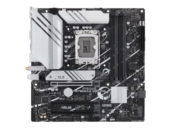 ASUS PRIME B760M-A WIFI D4, Intel, LGA 1700, Intel® Celeron®, Intel® Core™ i3, Intel® Core™ i5, Intel® Core™ i7, Intel® Core™ i9,..., LGA 1700, DDR4