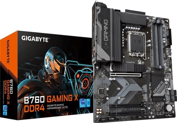 Gigabyte B760 GAMING X DDR4, LGA 1700, Intel® Celeron®, Intel® Pentium® Gold, LGA 1700, 128 GB, DDR4-SDRAM, 128 GB