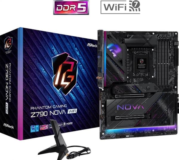Asrock Z790 Nova WiFi - Intel - LGA 1700 - Intel® Celeron® G - Intel® Core™ i3 - Intel® Core™ i5 - I