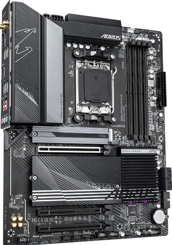 Gigabyte MB GBT AMD AM5 B650 A ELITE AX V2 - AMD Socket AM5 (Ryzen Zen4) - ATX - USB 3.1 - USB 3.0 -