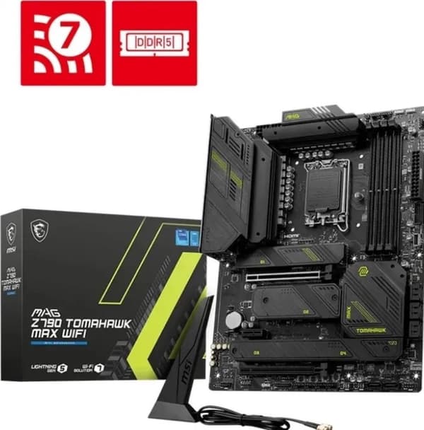 MSI MAG Z790 TOMAHAWK MAX WIFI - Intel - LGA 1700 - Intel® Celeron® - Intel® Pentium® Gold - LGA 170