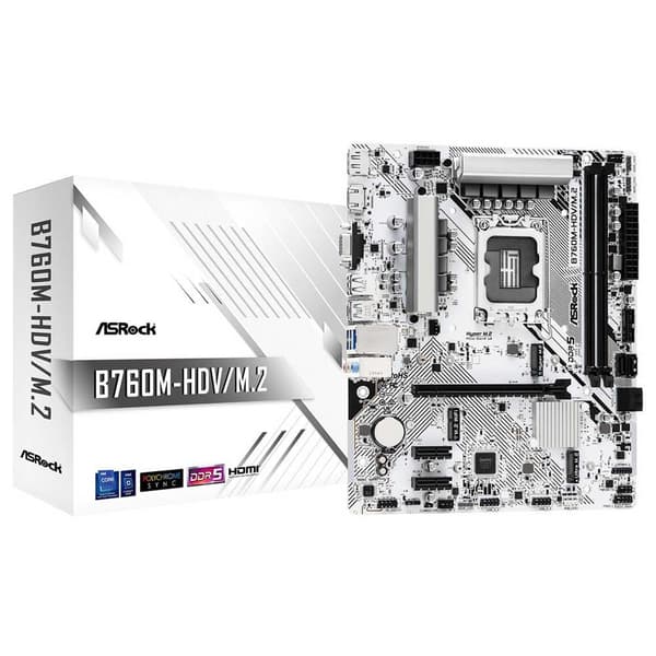 Asrock B760m-hdv/m.2 Bundkort