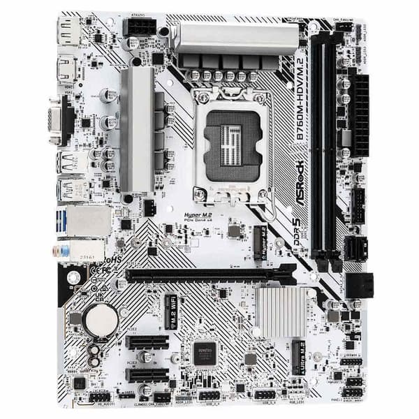 Asrock B760m-hdv/m.2 Bundkort