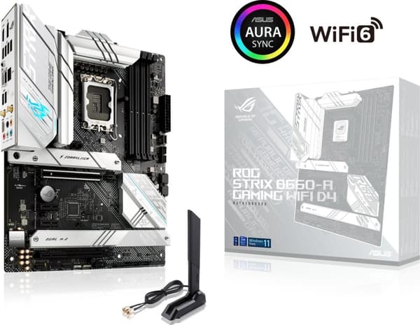 ASUS ROG STRIX B660-A GAMING WIFI D4 LGA 1700 ATX-hovedkort