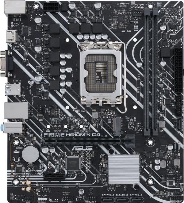 ASUS PRIME H610M-K D4 LGA 1700 mATX-emolevy