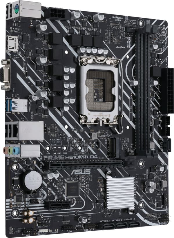 ASUS PRIME H610M-K D4 LGA 1700 mATX-emolevy