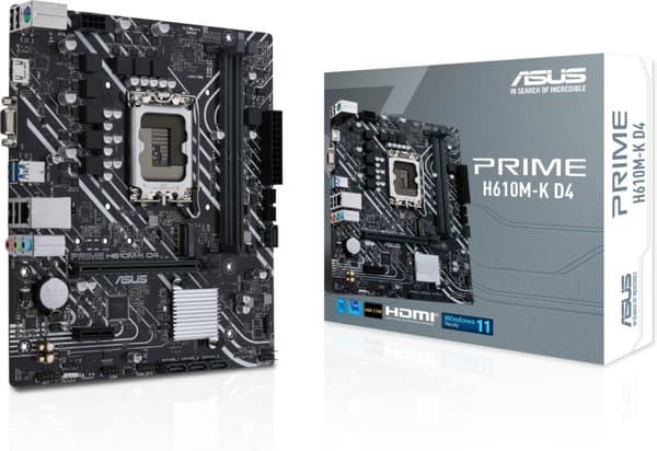 ASUS PRIME H610M-K D4 LGA 1700 mATX-emolevy