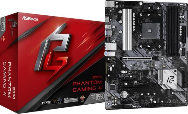 ASRock B550M PHANTOM GAMING 4 AM4 mATX-hovedkort