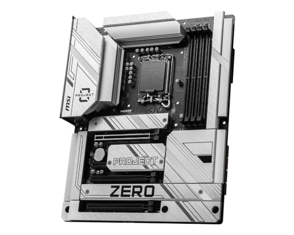 MSI Z790 PROJECT ZERO - Hovedkort - ATX - LGA1700-sokkel - Z790 Chipset - USB 3.2 Gen 1, USB 3.2 Gen 2, USB-C 3.2 Gen2, USB-C 3.2 Gen 2x2 - 2.5 Gigab