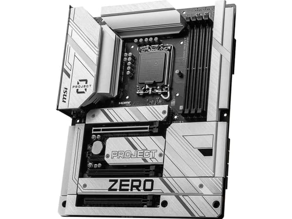 MSI Z790 PROJECT ZERO - Hovedkort - ATX - LGA1700-sokkel - Z790 Chipset - USB 3.2 Gen 1, USB 3.2 Gen 2, USB-C 3.2 Gen2, USB-C 3.2 Gen 2x2 - 2.5 Gigab