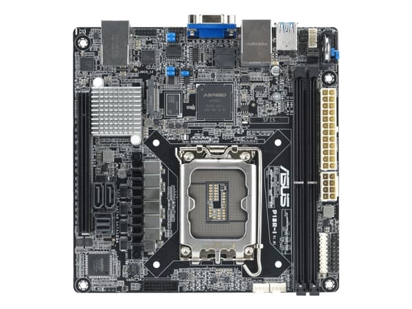 ASUS P13R-I - Hovedkort - mini-ITX - LGA1700-sokkel - C262 Chipset - USB 3.2 Gen 1, USB 3.2 Gen 2 - Gigabit LAN - innbygd grafikk