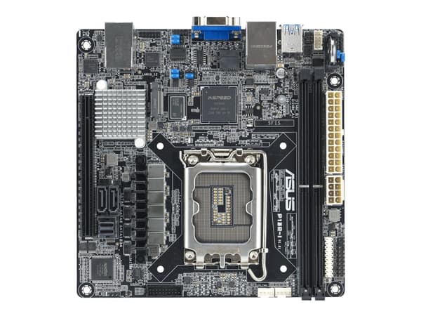 ASUS P13R-I - Hovedkort - mini-ITX - LGA1700-sokkel - C262 Chipset - USB 3.2 Gen 1, USB 3.2 Gen 2 - Gigabit LAN - innbygd grafikk