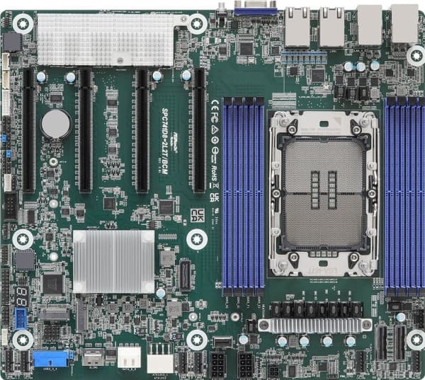 ASRock Rack SPC741D8-2L2T/BCM - Hovedkort - SSI CEB - LGA4677 Socket-E - Intel C741 Chipset - USB 3.2 Gen 1 - 2 x 10 Gigabit LAN, 2 x Gigabit LAN - i