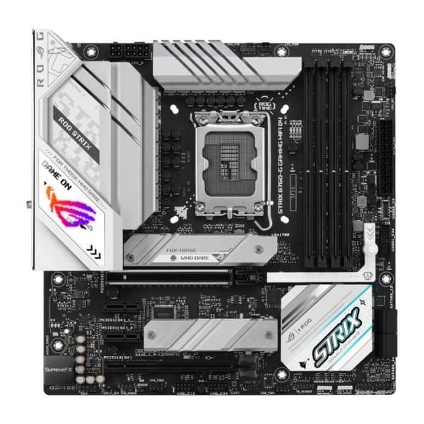Moderkort - ASUS - Rog Strix B760-G - Micro ATX - Socket LGA1700 - Wi-Fi 6E