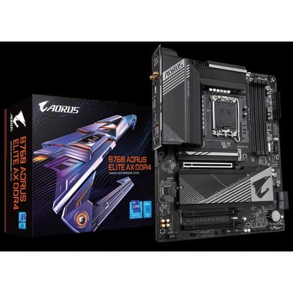Moderkort - GIGABYTE TECHNOLOGY - B760 A ELITE AX DDR4