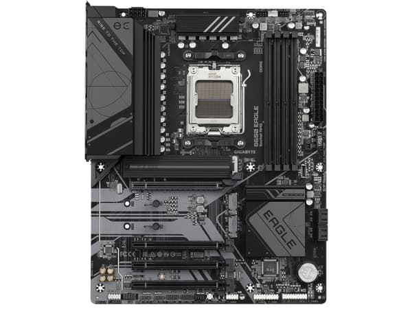 Gigabyte B650 EAGLE - Hovedkort - ATX - Socket AM5 - AMD B650 Chipset - USB-C 3.2 Gen 1, USB 3.2 Gen 2, USB 3.2 Gen 1 - Gigabit LAN - innbygd grafikk