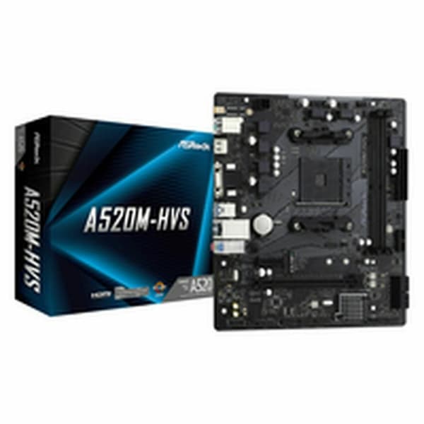 Emolevy ASRock A520M-HVS AMD A520 AMD AM4