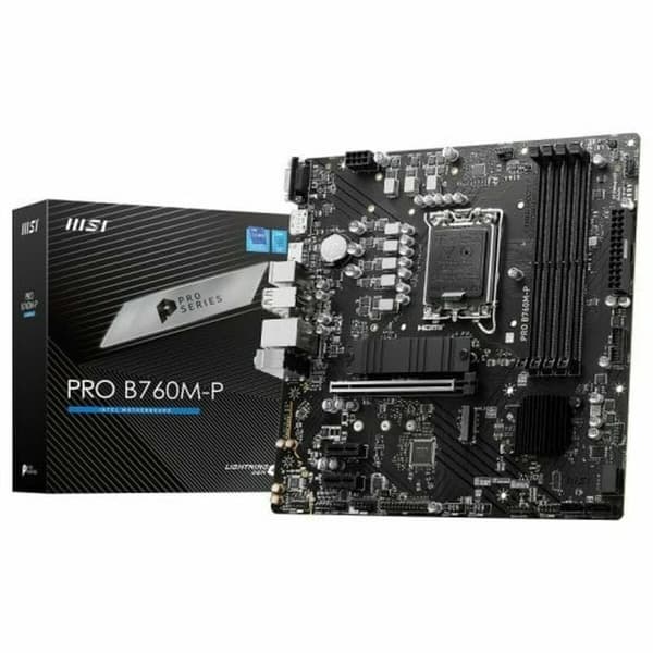 Emolevy MSI PRO B760M-P DDR4 Intel B760 LGA 1700