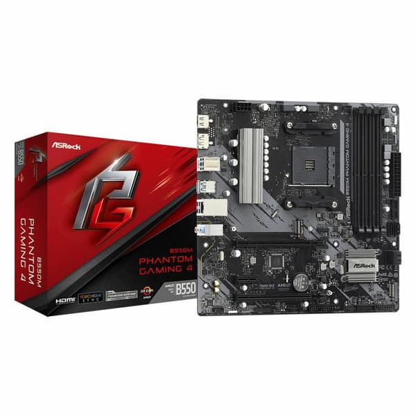 Moderkort ASRock B550M Phantom Gaming 4 AMD B550 AMD AM4
