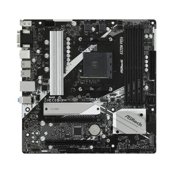 Emolevy ASRock A520M Pro4 AMD AM4