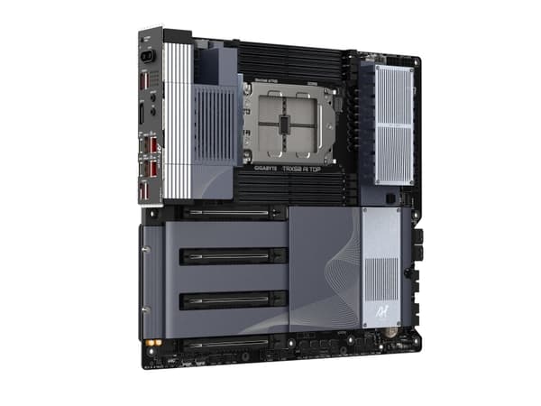 Gigabyte TRX50 AI TOP - Hovedkort - utvidet ATX (E-ATX) - Socket sTR5 - AMD TRX50 Chipset - USB 3.2 Gen 1, USB 3.2 Gen 2, USB4, USB-C 3.2 Gen 2x2 - 2