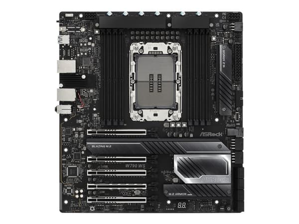 ASRock W790 WS R2.0 - Hovedkort - utvidet ATX (E-ATX) - LGA4677 Socket-E - W790 Chipset - USB-C 3.2 Gen 2x2, USB 3.2 Gen 1, USB 3.2 Gen 2 - 10 Gigabi