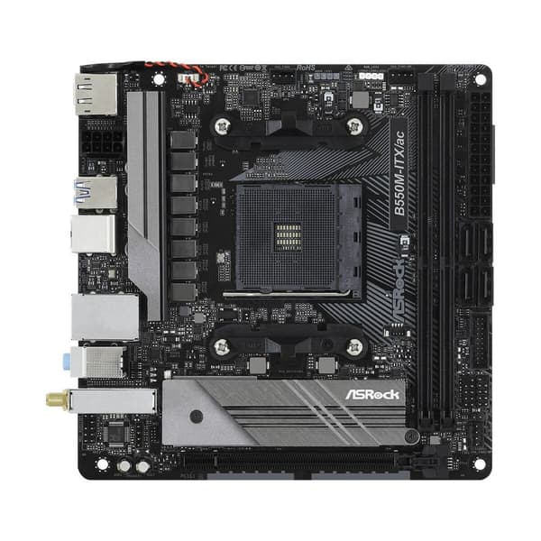 Moderkort ASRock B550M-ITX/ac AMD B550 AMD AM4