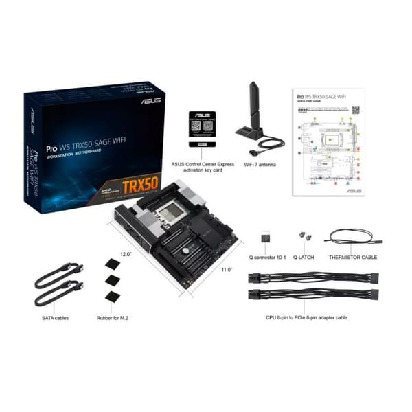 Moderkort Asus 90MB1FZ0-M0EAY0 AMD STR5 AMD TRX50