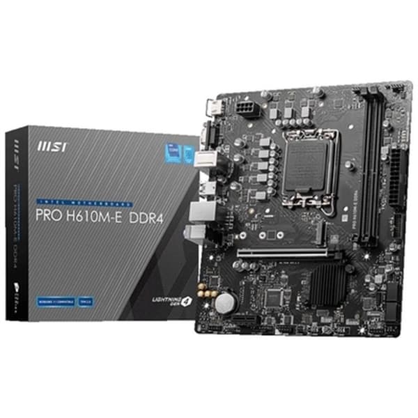 Motherboard MSI PRO H610M-E DDR4 LGA 1700 H610 INTEL H610 DDR4 mATX