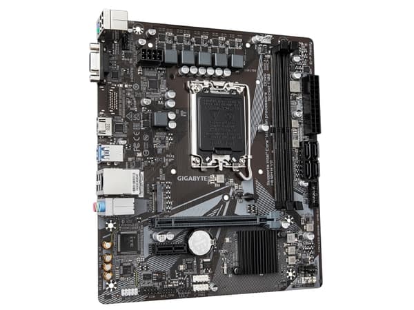 Gigabyte H610M H V2 - 1.0 - hovedkort - micro ATX - LGA1700-sokkel - H610 Chipset - USB 3.2 Gen 1 - Gigabit LAN - innbygd grafikk (CPU kreves) - HD-l